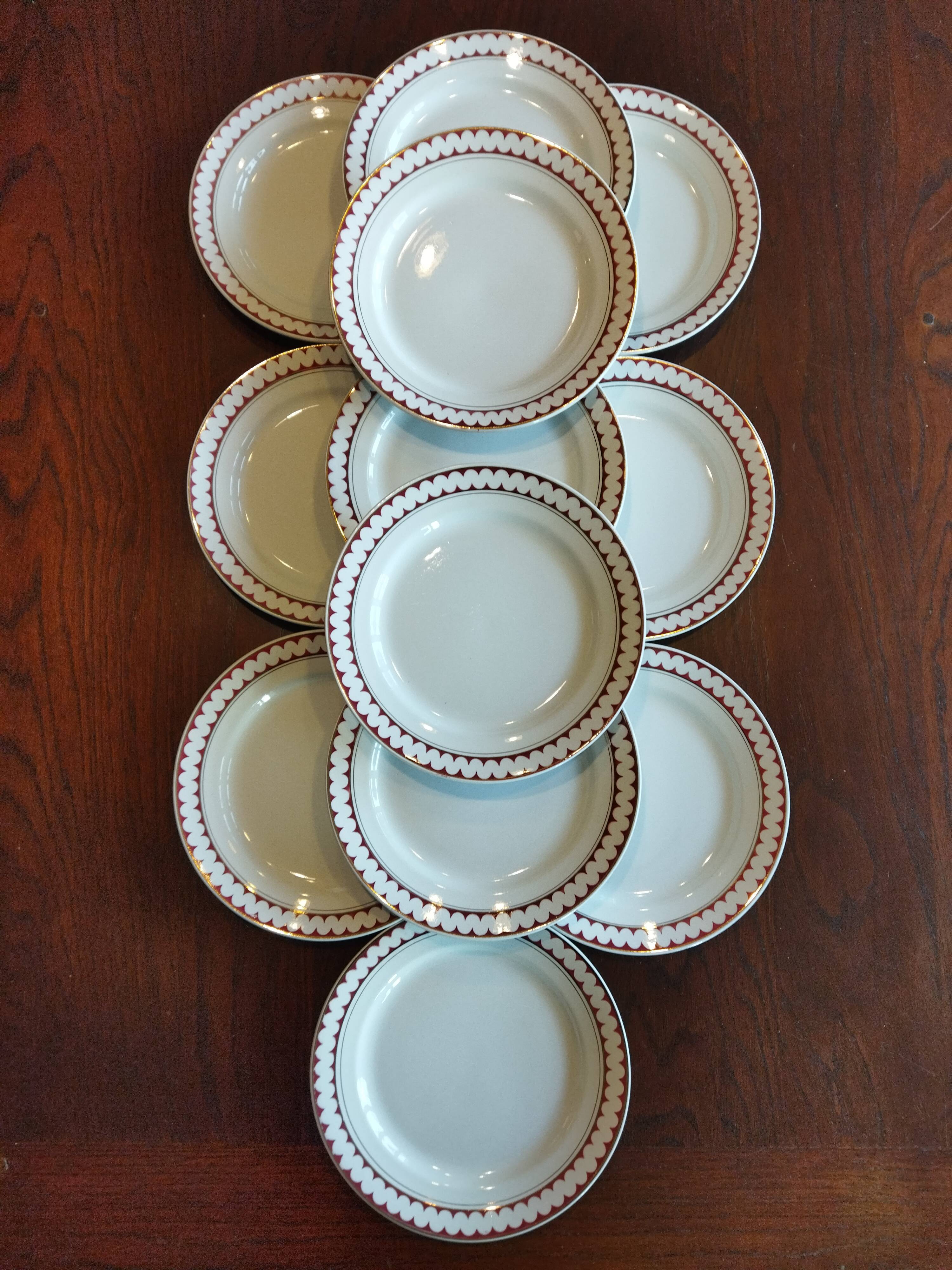12 flat plates K&G Lunéville, Madrigal model