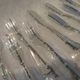 6 Christofle Atlantide silver-plated fish cutlery sets 12p in blister pack