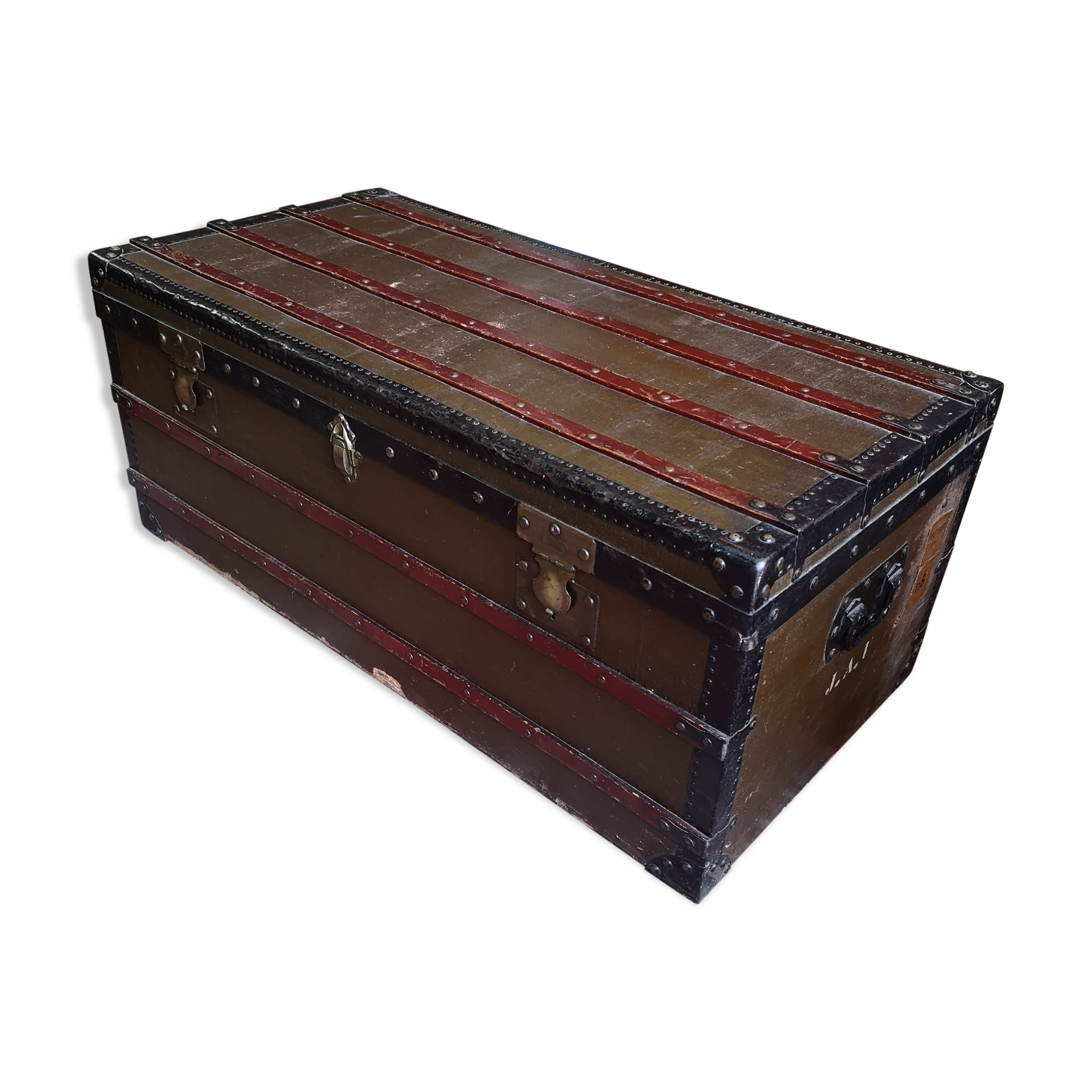 Ancient travel trunk