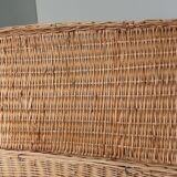 Wicker crate, very large basket