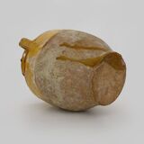 Magnifique pot à confit jaune vernissé, sud ouest de la France. XIXème