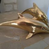 Brass dolphins
