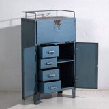 Armoire d’atelier vintage en métal (c.1950)