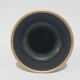 Juist vase, black and gold, ceramic, Germany, 1970s