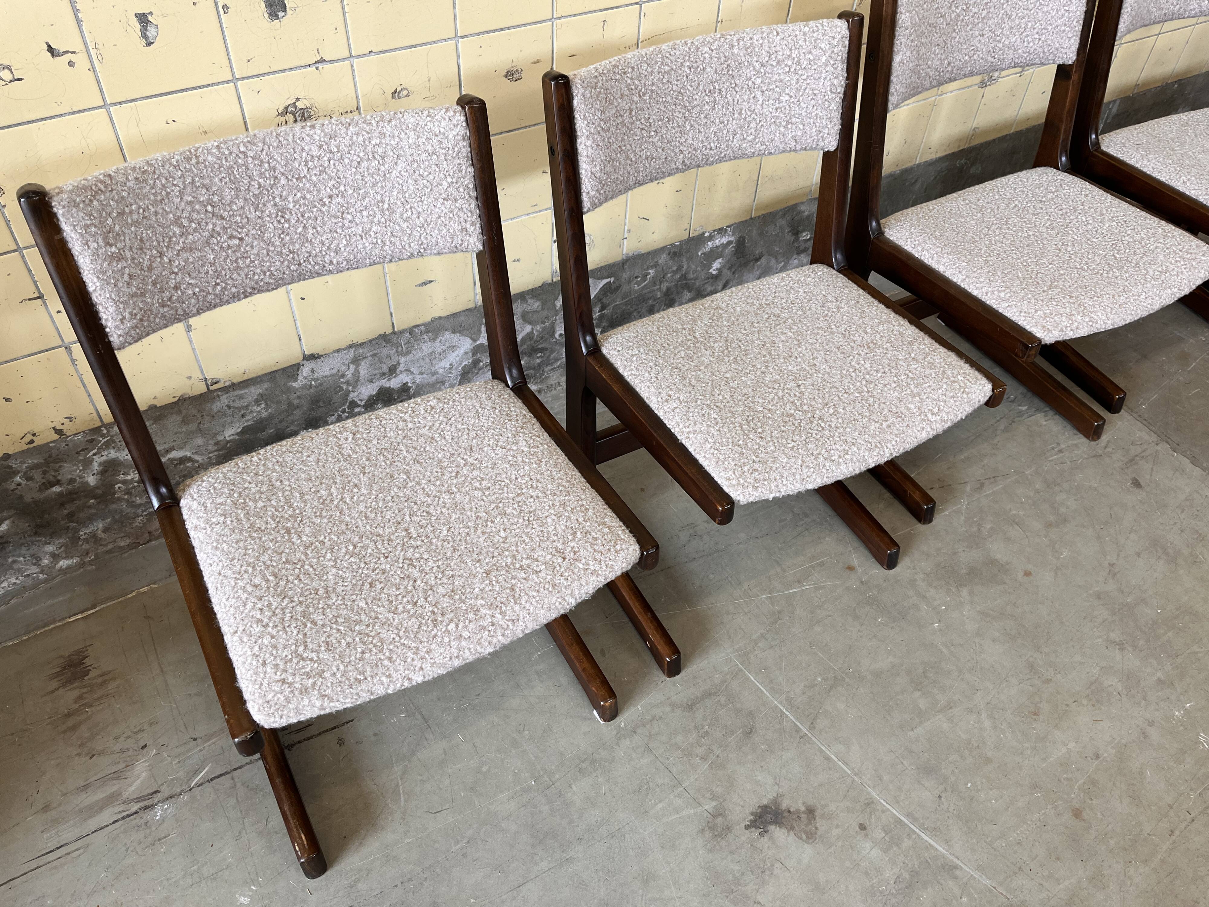 Ensemble de six chaises cantilever par Farstrup