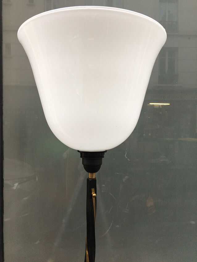 Metal floor lamp globe Mazda 1960