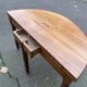 Table à manger ronde extensible par abattant console du 19ème