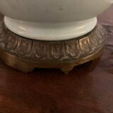 Pair of 19th century porcelain lamps