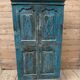 Rajasthani wardrobe in Burmese teak with original patina.