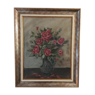 Bouquet of roses signed