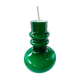 Vintage green opaline suspension