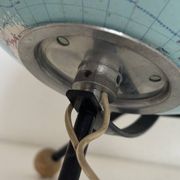 Vintage globe 1962 terrestrial world map glass tripod Taride - 32 cm