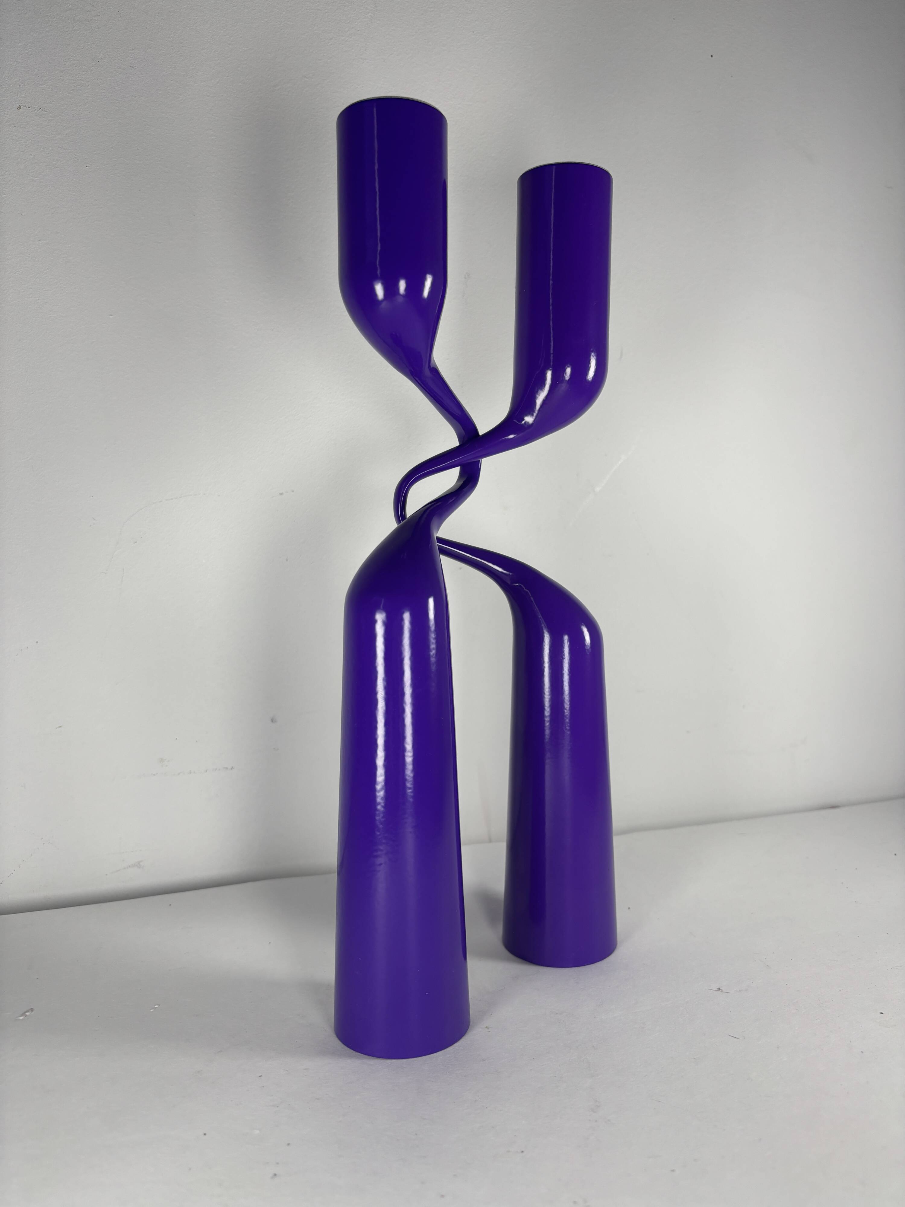 Mikaela Dörfel Pair of “Tango” design candlesticks for Menu