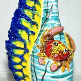 Jarrón de cerámica "IAMA Albisola". Italia, 1970s.