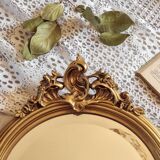 Round beveled mirror