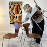 SET OF 4 MOSQUITO CHAIRS BY ARNE JACOBSEN