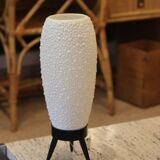 Mid-century textured plastic lamp, 1950s–60s.