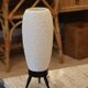 Mid-century textured plastic lamp, 1950s–60s.