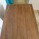 Vintage Art Deco schoolmaster's desk - double-sided - solid wood - 1940s/50s