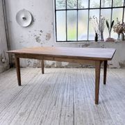 Farm table pitch pine 2 x 1 m from the 1950s