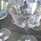 6 Champagne cups vintage