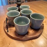 Lot de 6 mugs en grès