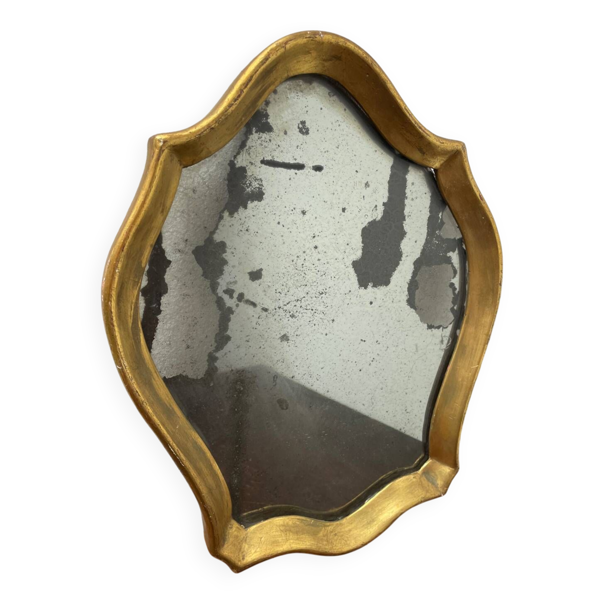 Old wooden mirror