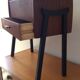 Scandinavian teak sewing bakset from the 1960s