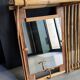Wall-mounted bamboo coat rack