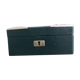 Victorian English box/box with solid silver corners