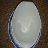 English porcelain saucer lunéville jouy motif