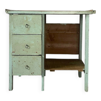 Mint-colored workshop furniture