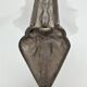 Art Deco wall lamp bronze silver patina and frosted glass