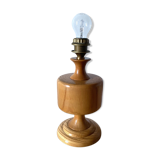 Vintage lamp in light wood