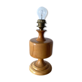 Vintage lamp in light wood