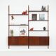 Teak system bookcase, Danish design, 1960s, production: Denmark