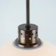 UFO Pendant Light – Vintage Space Age Acrylic Hanging Lamp, Copper/Bronze B