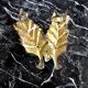 Pair of “leaf” wall lights, Italy, 1970