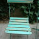 Lot of old garden iron folding chairs