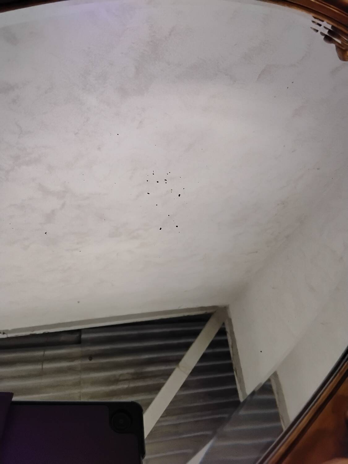 Antique oval mirrors