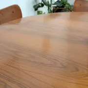 Table ronde G Plan teck scandinave extensible
