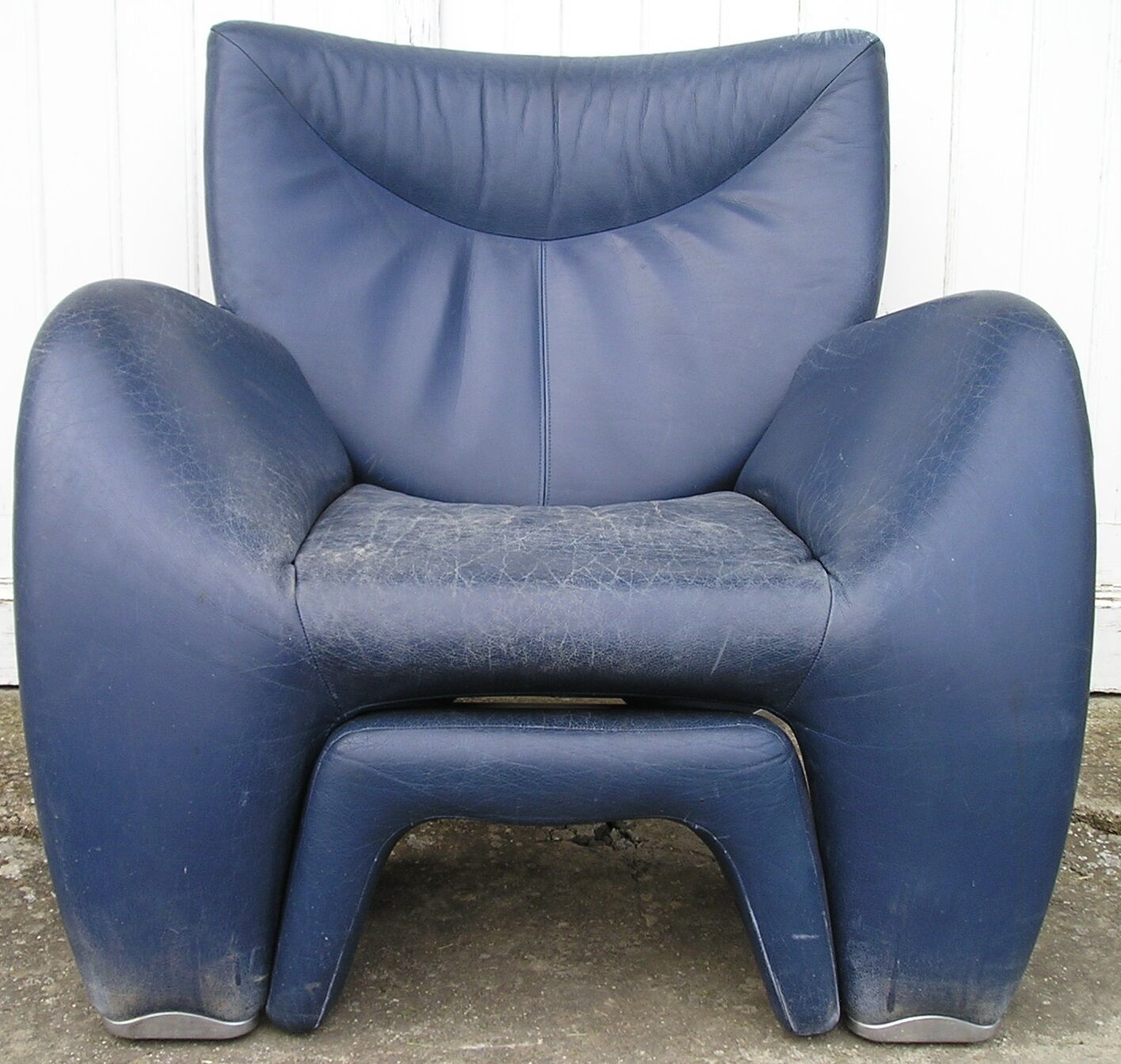 Fauteuil cuir de Jan Armgardt pour Leolux années 80