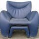 Fauteuil cuir de Jan Armgardt pour Leolux années 80