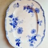 Ancient iron flat Wood and Brownfield England model Verbena blue around 1845