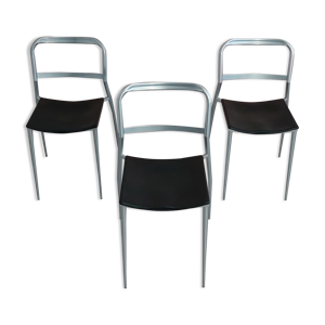 Chaises de salle à manger postmodernes par Maurizio Peregalli pour Zeus Collezione 1980's.