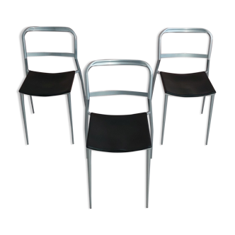Postmodern Dining Chairs by Maurizio Peregalli for Zeus Collezione 1980's.