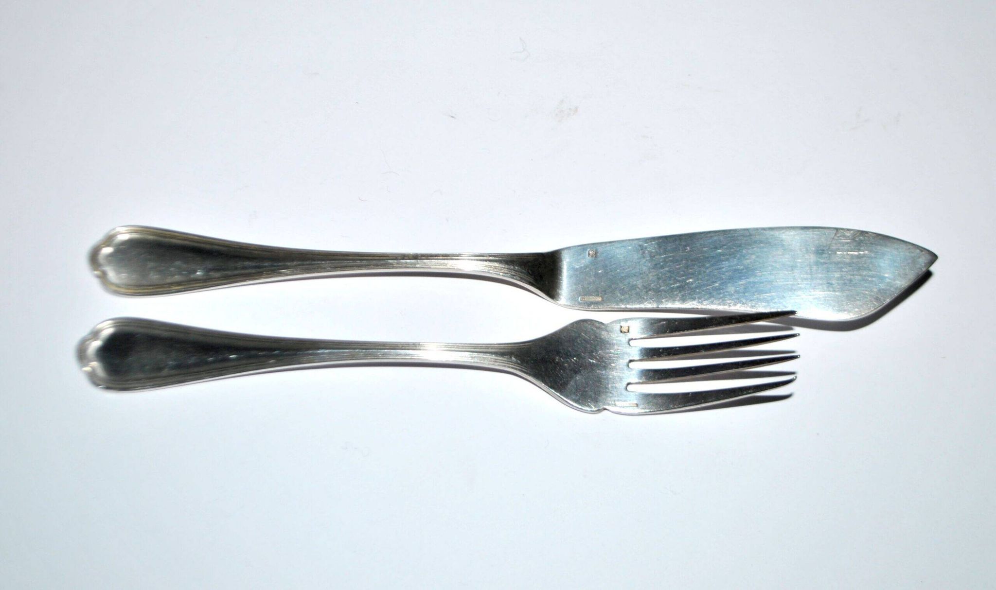 Christofle Spatours 12-piece fish cutlery set: 6 forks + 6 fillet knives