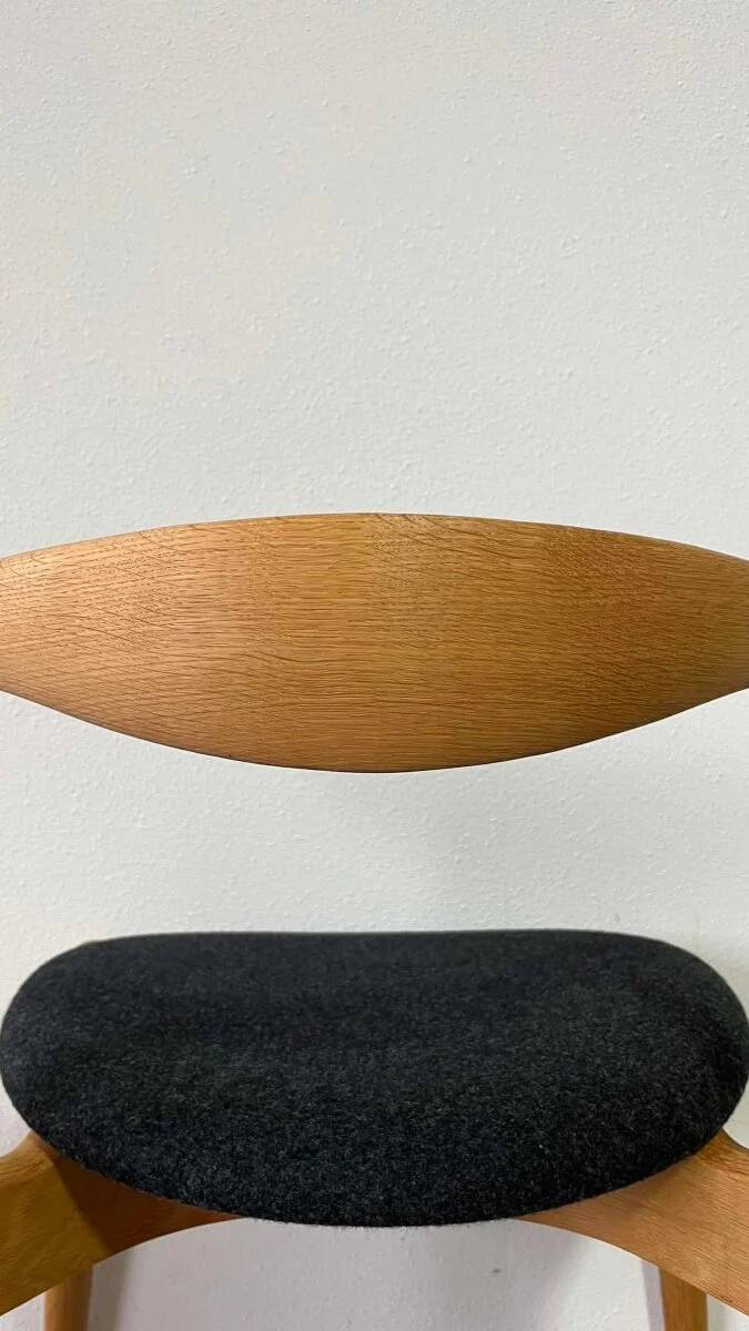 Set Carl Hansen oak chairs elbow