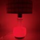 Space Age red glass table lamp, Italy 1960s
