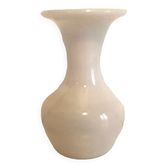 Vase blanc verre soufflé
